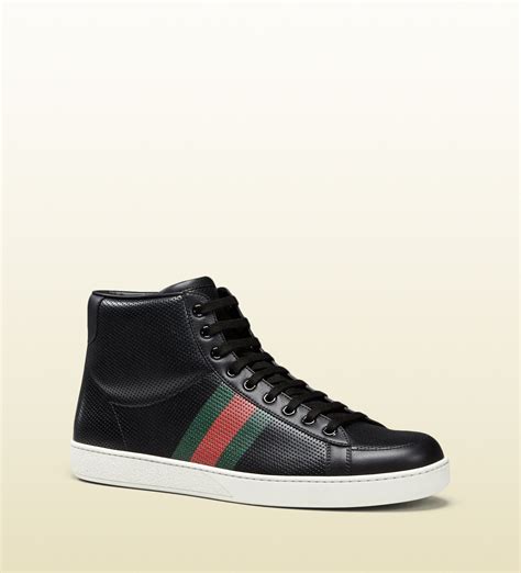 2013 mens gucci high tops|black Gucci high top men's.